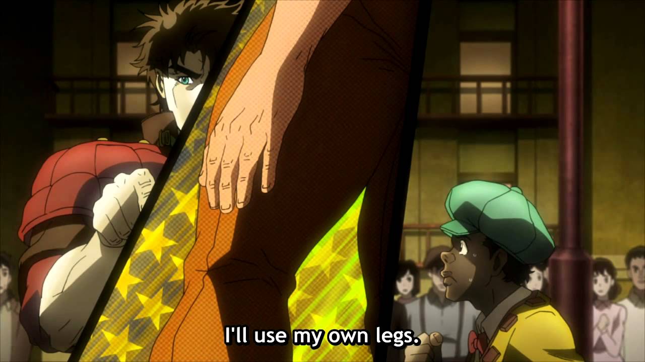 JOSEPH JOESTAR RUNS AWAY