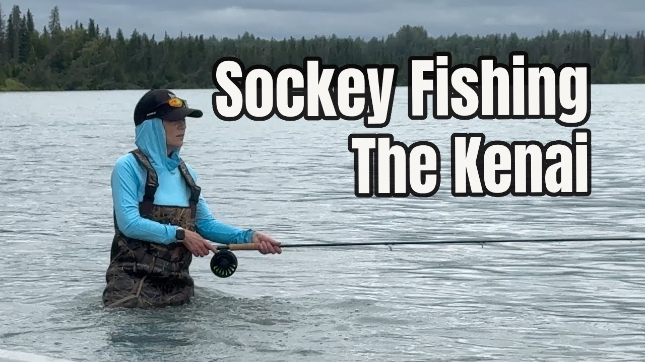 Catching Sockeye Salmon on Alaska's Mighty Kenai River!