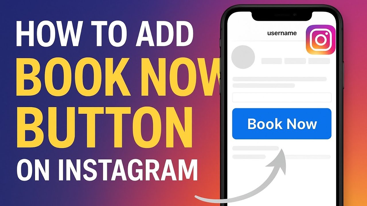 How To Add Book Now Button On Instagram 