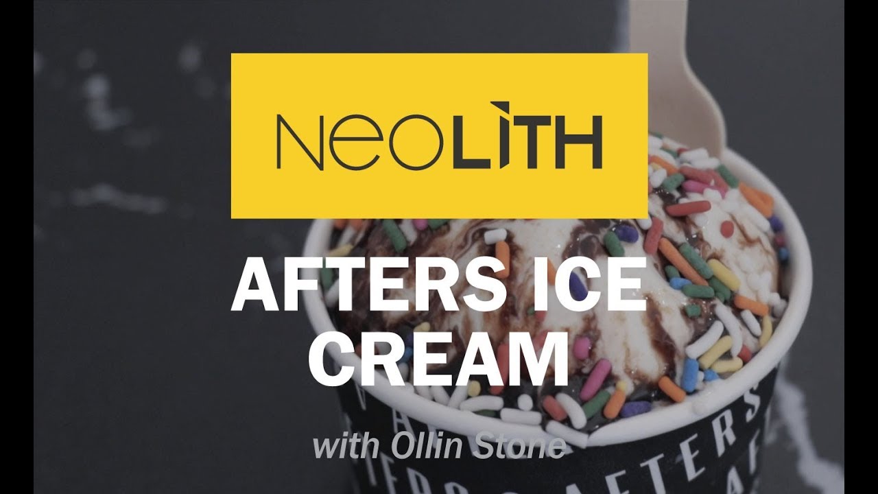 Afters Ice Cream — Neolith Estatuario and Nero Marquina
