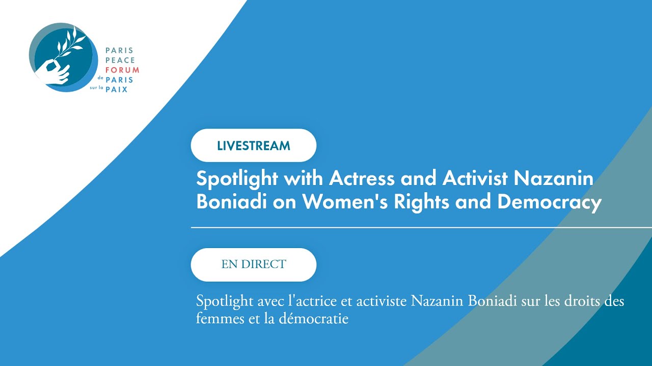 Spotlight with Actress and Activist Nazanin Boniadi on Women's Rights and Democracy