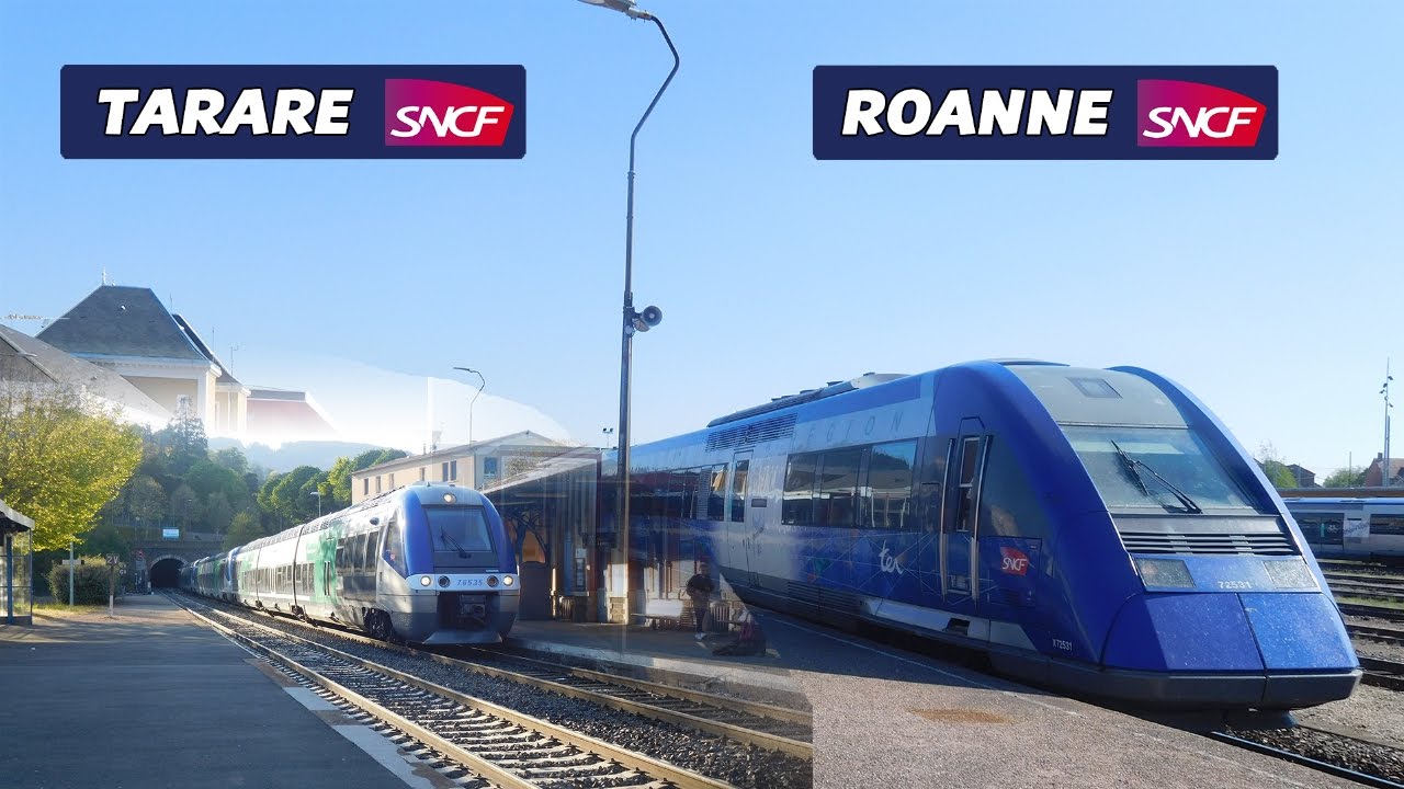 Gares de Roanne et Tarare