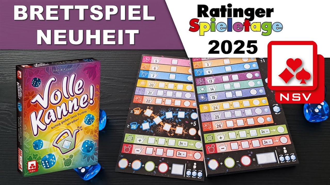 Volle Kanne Brettspiel Neuheit von NSV &Uuml;berblick - Ratinger Spieletage