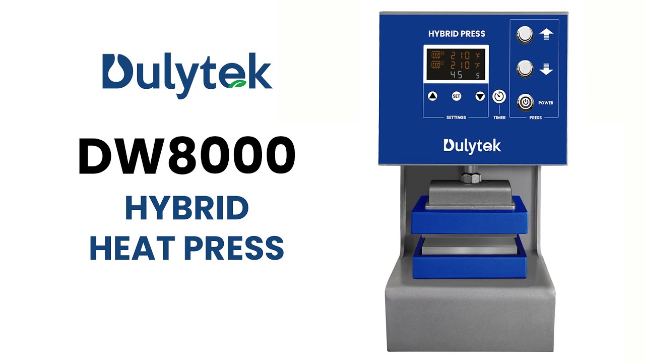 Dulytek DW8000 Hybrid Heat Press, 4 Ton - How To Use It