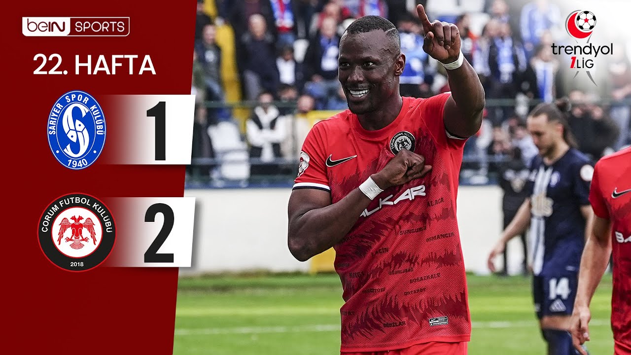 Sarıyer (1-2) Çorum FK | 22. Hafta Maç ÖZETİ | Trendyol 1. Lig - 2025/26