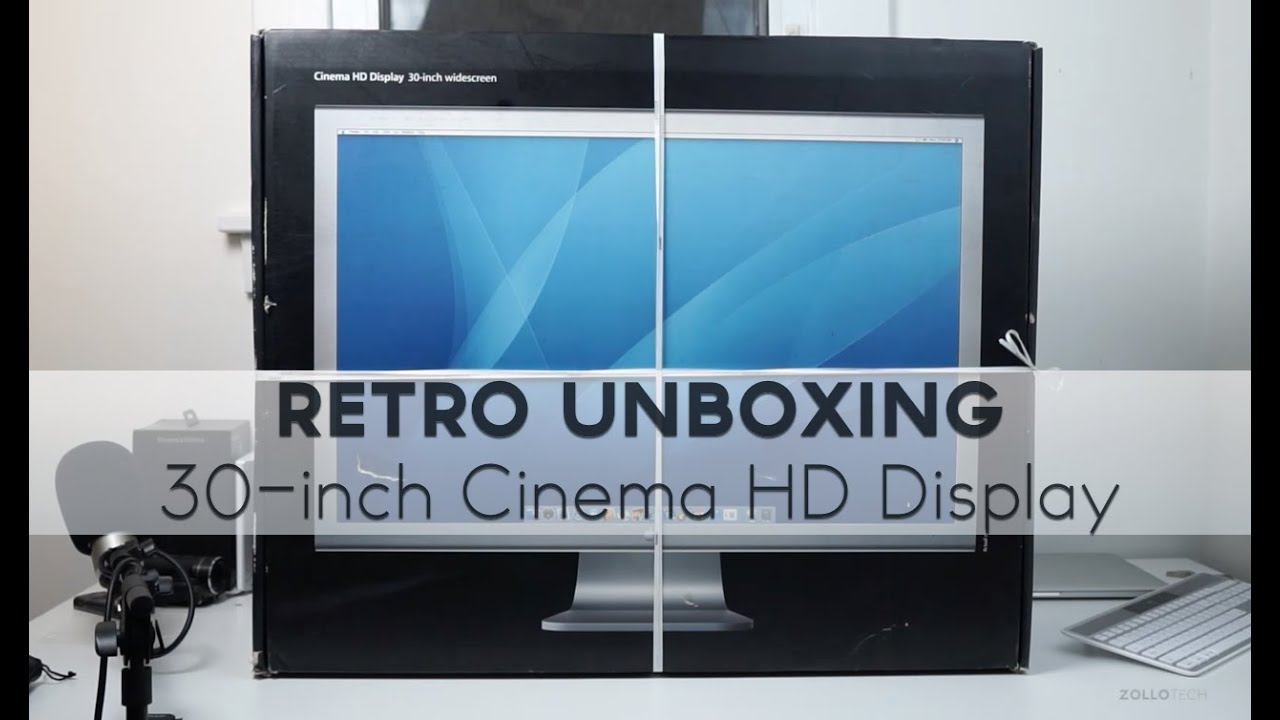 Retro Unboxing - Apple 30-inch HD Cinema Display