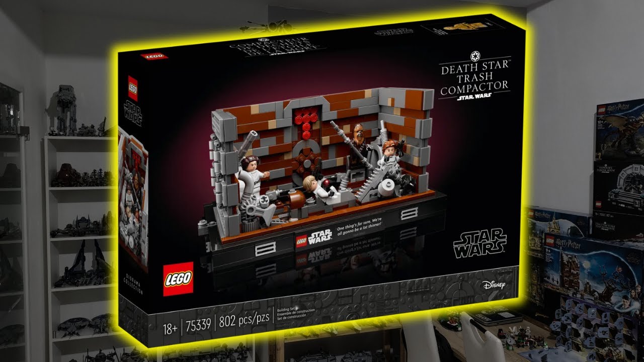 RECENZE LEGO STAR WARS 75339 DEATH STAR THRASH COMPACTOR DIORAMA CZ