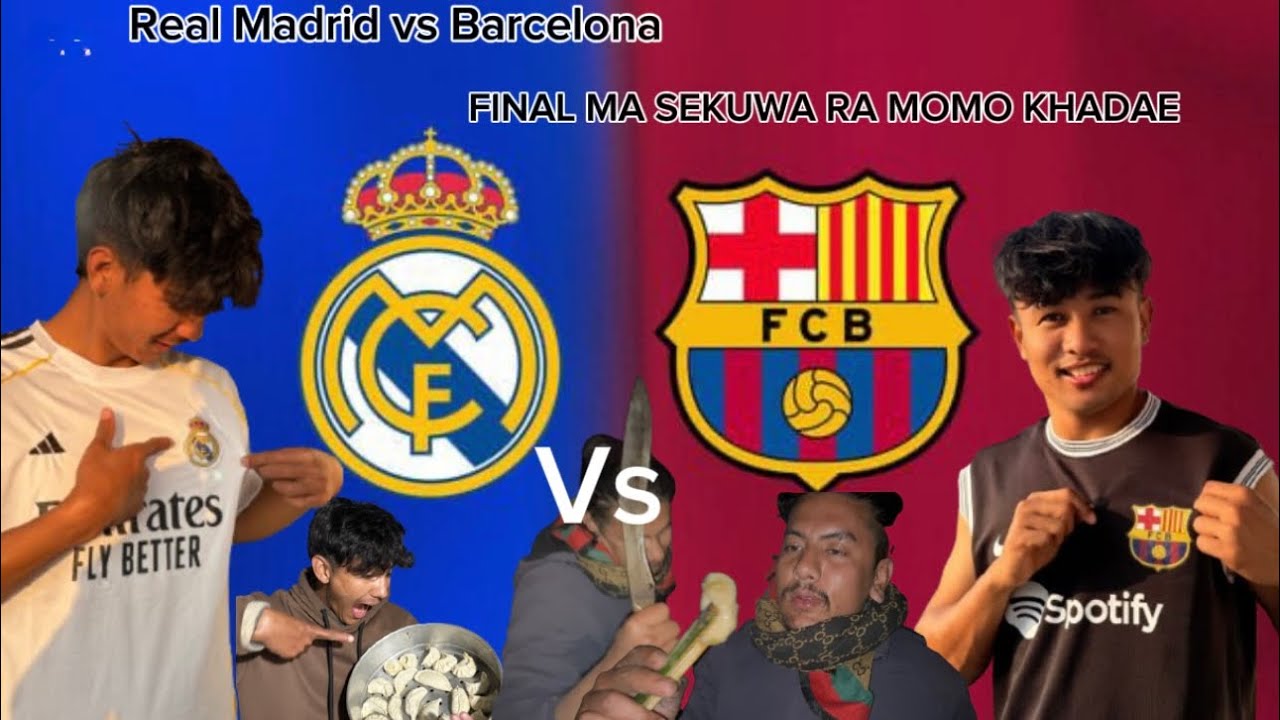 REAL MADRID RW BARCELONA KO FINAL MA MOMO RA SEKUWA BANAYERW PARTY GARDAE ❤️😊#vlog #everyone #haudey