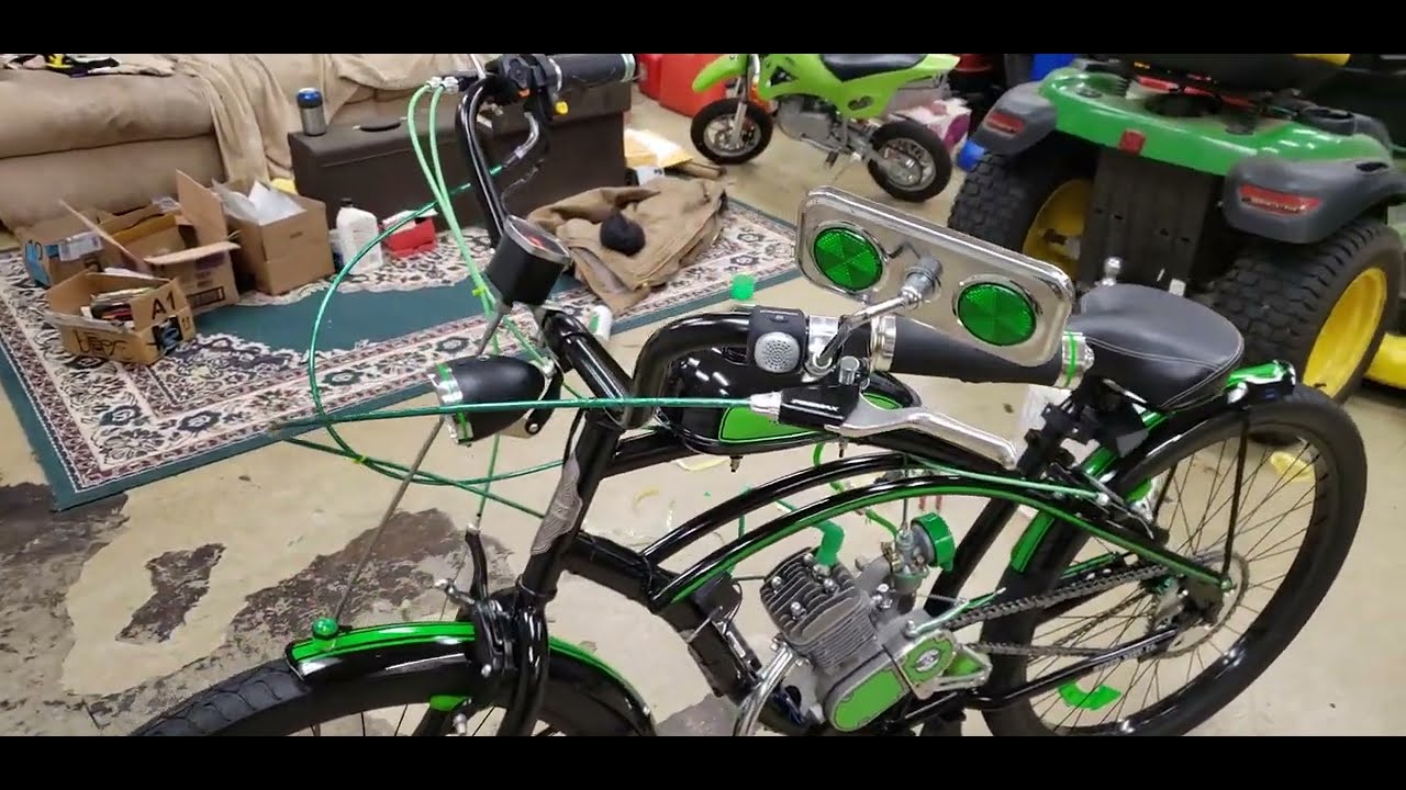Custom  2 stroke bicycle build 