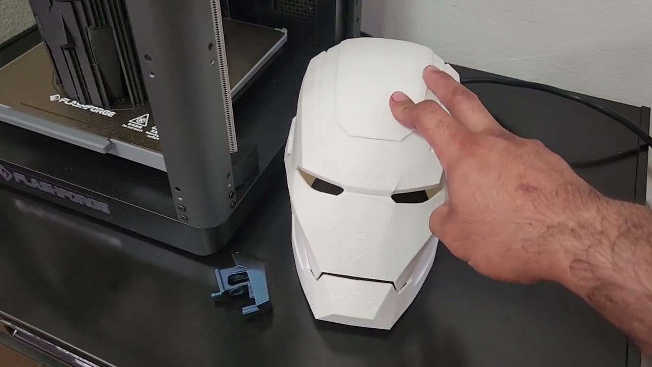 Flashforge Adventurer 5M, Iron Patriot & Gladiator helmet