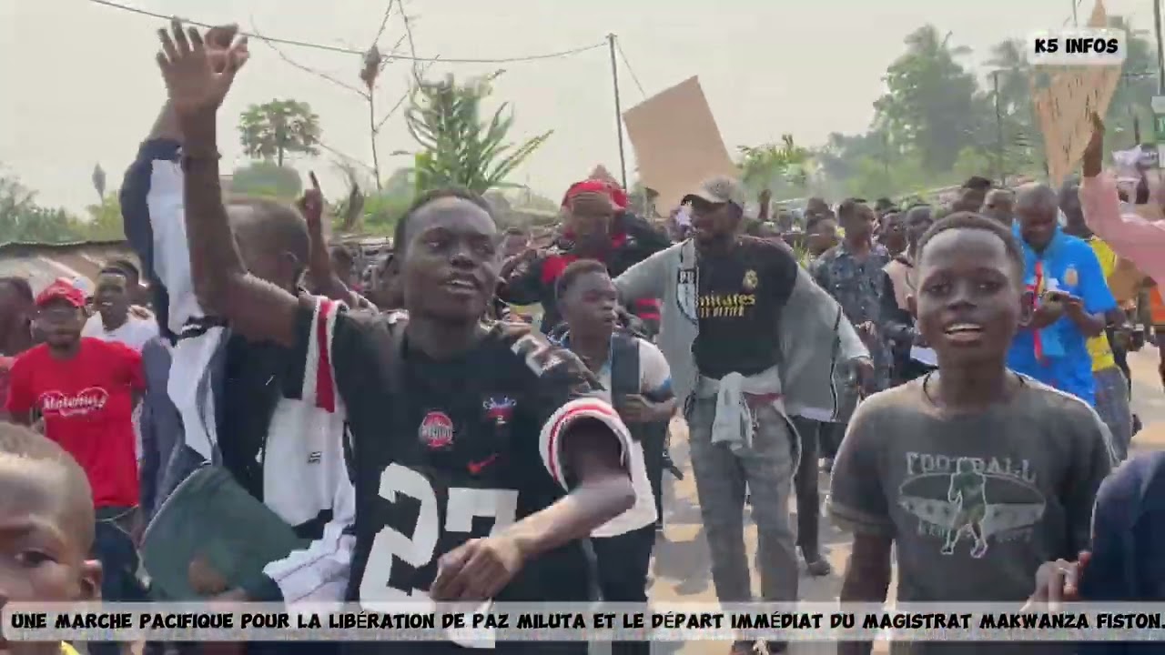 Kwango/ Kenge: Une marche Pacifique pour reclamer la liberation de Paz MILUTA
