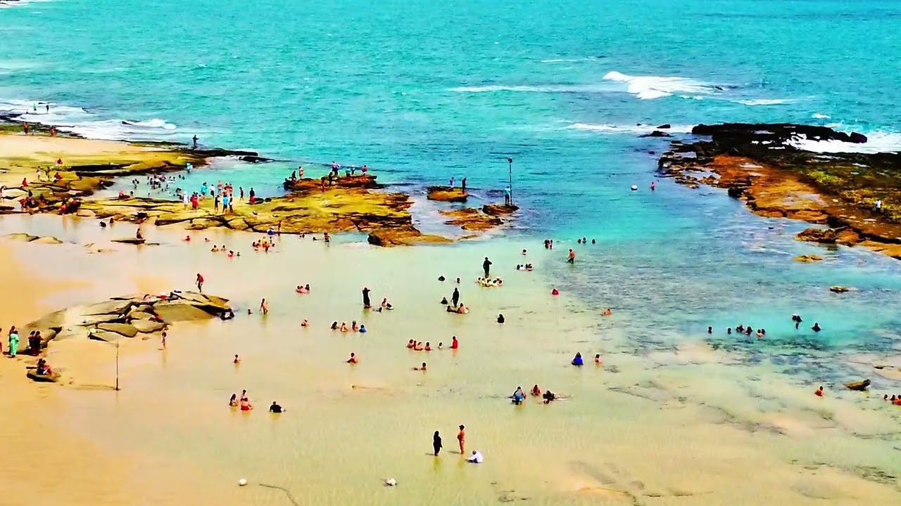 195 - VOO BAIXO NAS PICINAS NATURAIS  DA PRAIA DE BARRETA