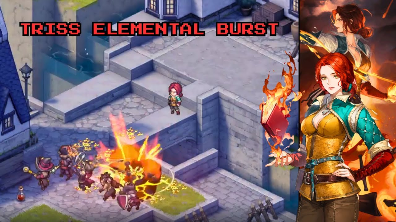 TRISS ELEMENTAL BURST | Build Showcase | Sword of Convallaria