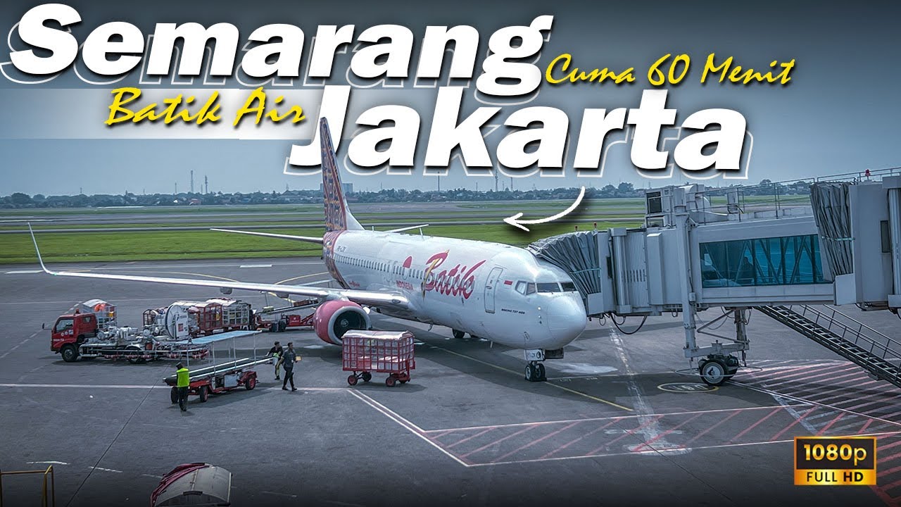 CUMA 60 MENIT 😱 Terbang dari SEMARANG ke JAKARTA Naik Batik Air — GAK NYANGKA SENYAMAN INI ‼️