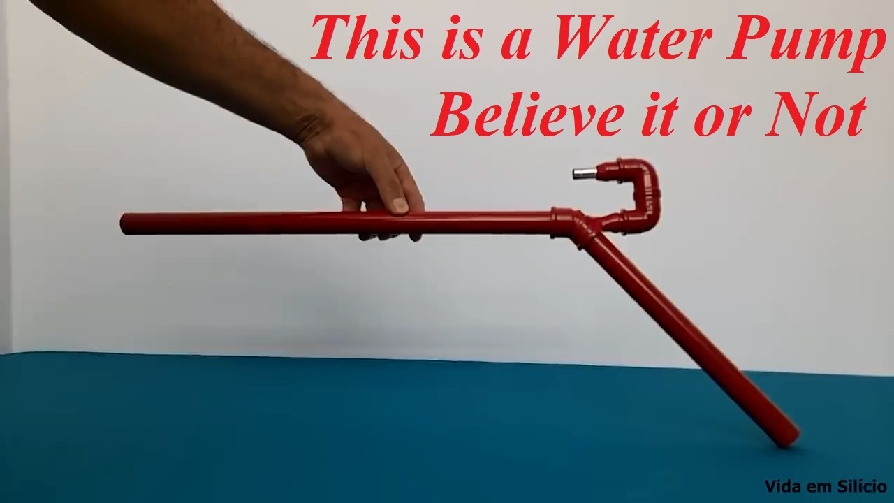 Water Pump Using Venturi Effect - Other Pumps Don't Do What This One Does