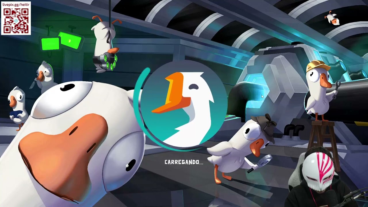 Heitir e amigos jogando Goose Goose Duck #14