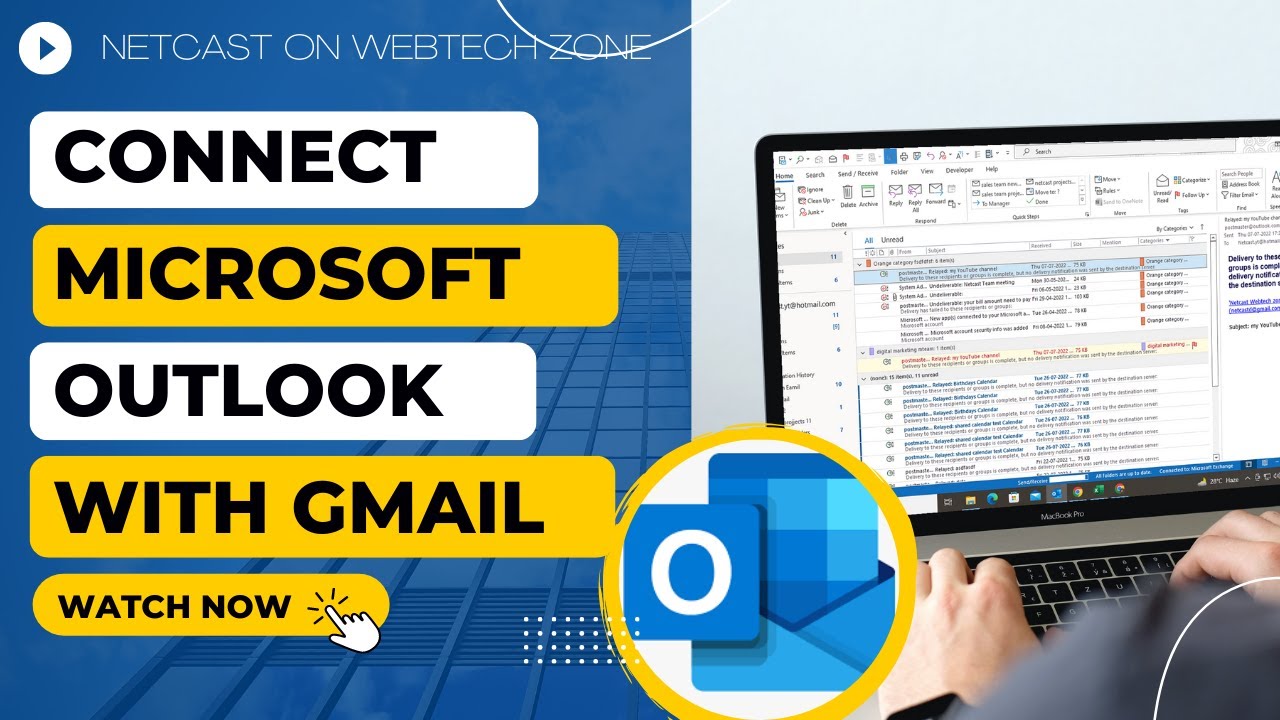 How to Connect Microsoft Outlook With Gmail