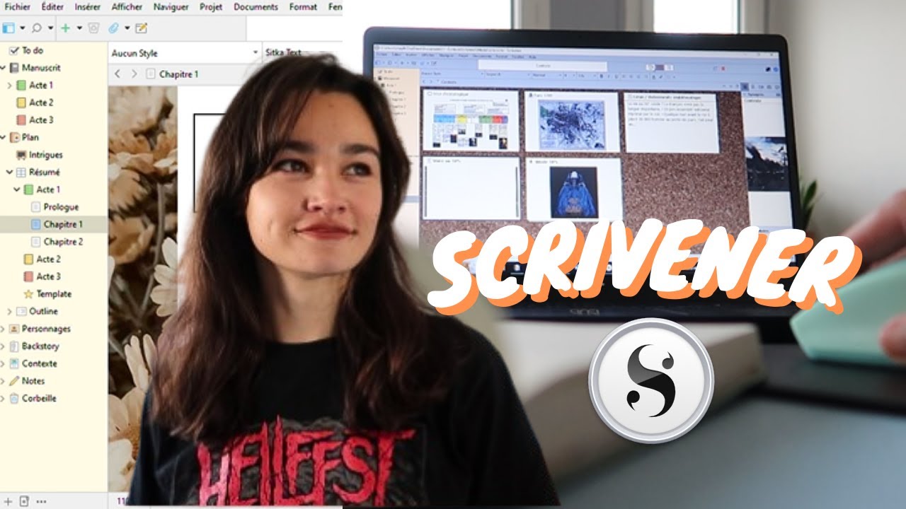 Comment j'organise mon Scrivener ?