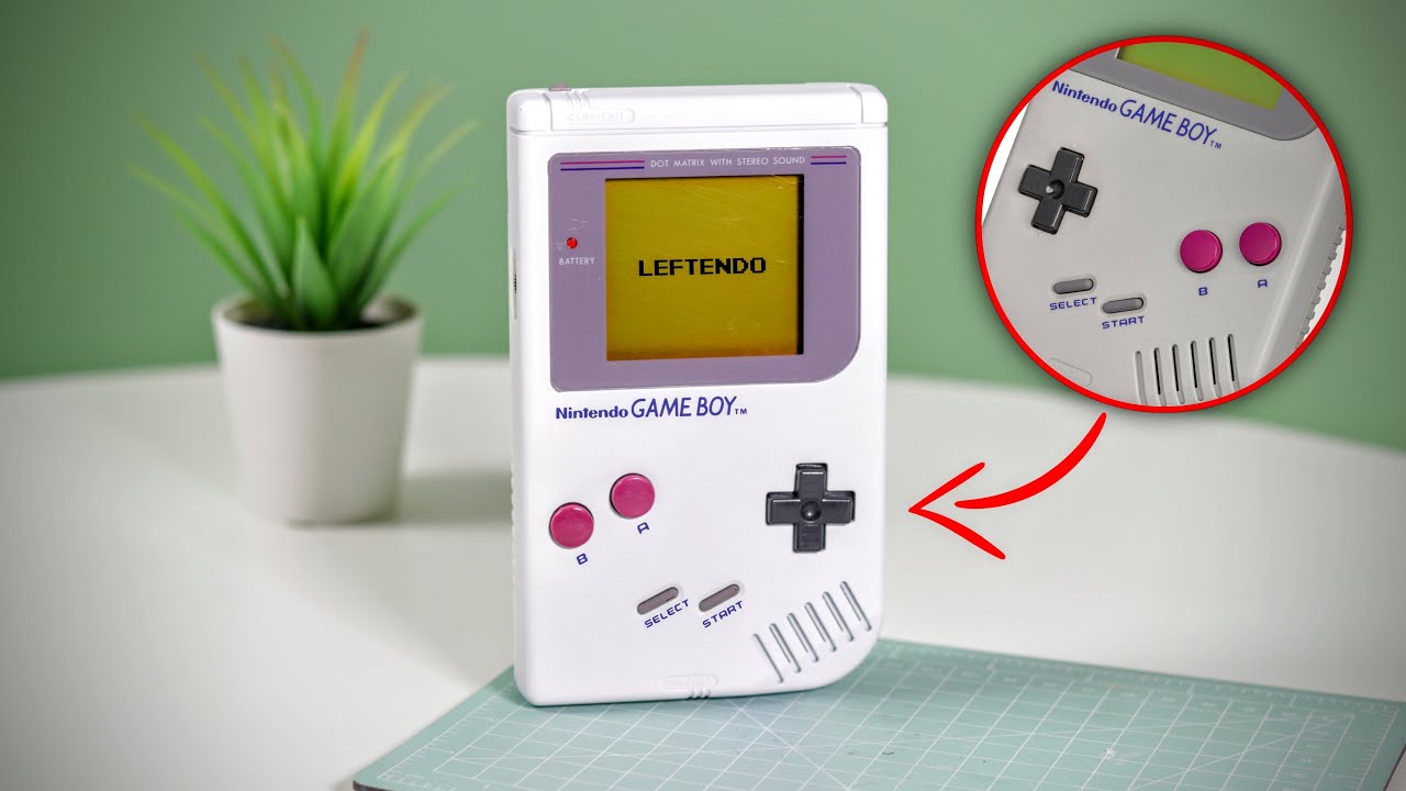 I made a left handed GameBoy for no reason