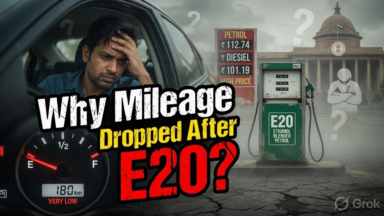Why has your car or bike mileage suddenly dropped after E20 petrol? #e20 #government #ethanol