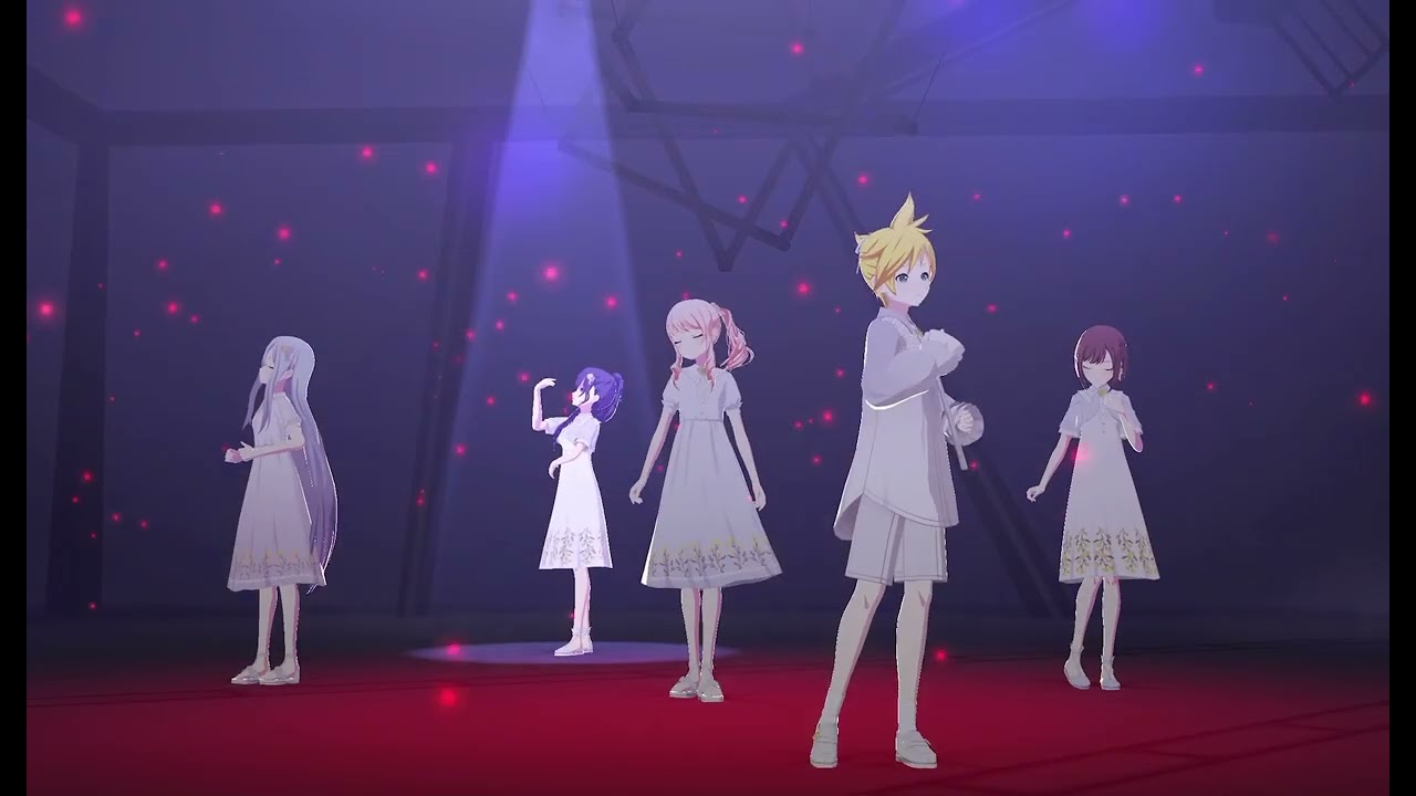 飾って/ Decorate 全体カメラ PERFORMANCE ONLY ほどけぬ明日に手を伸ばして after event virtual live 