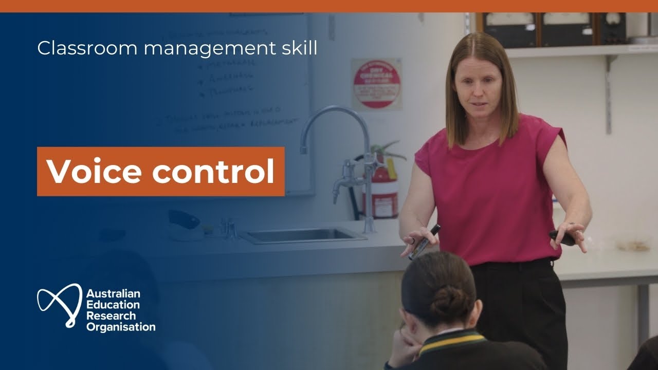 Voice control: Classroom management skill
