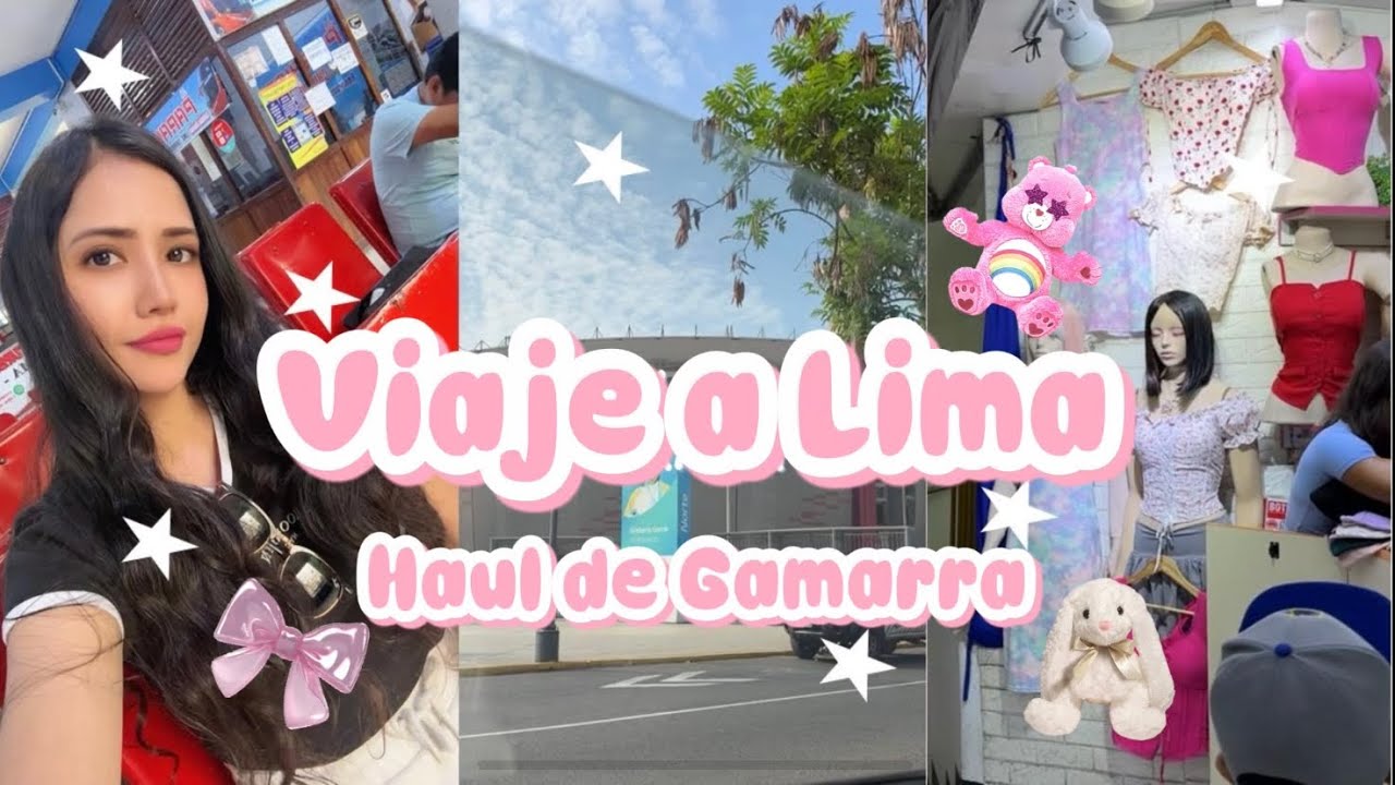 ⭐️Vlog: Viaje a lima y mini compras de Gamarra 