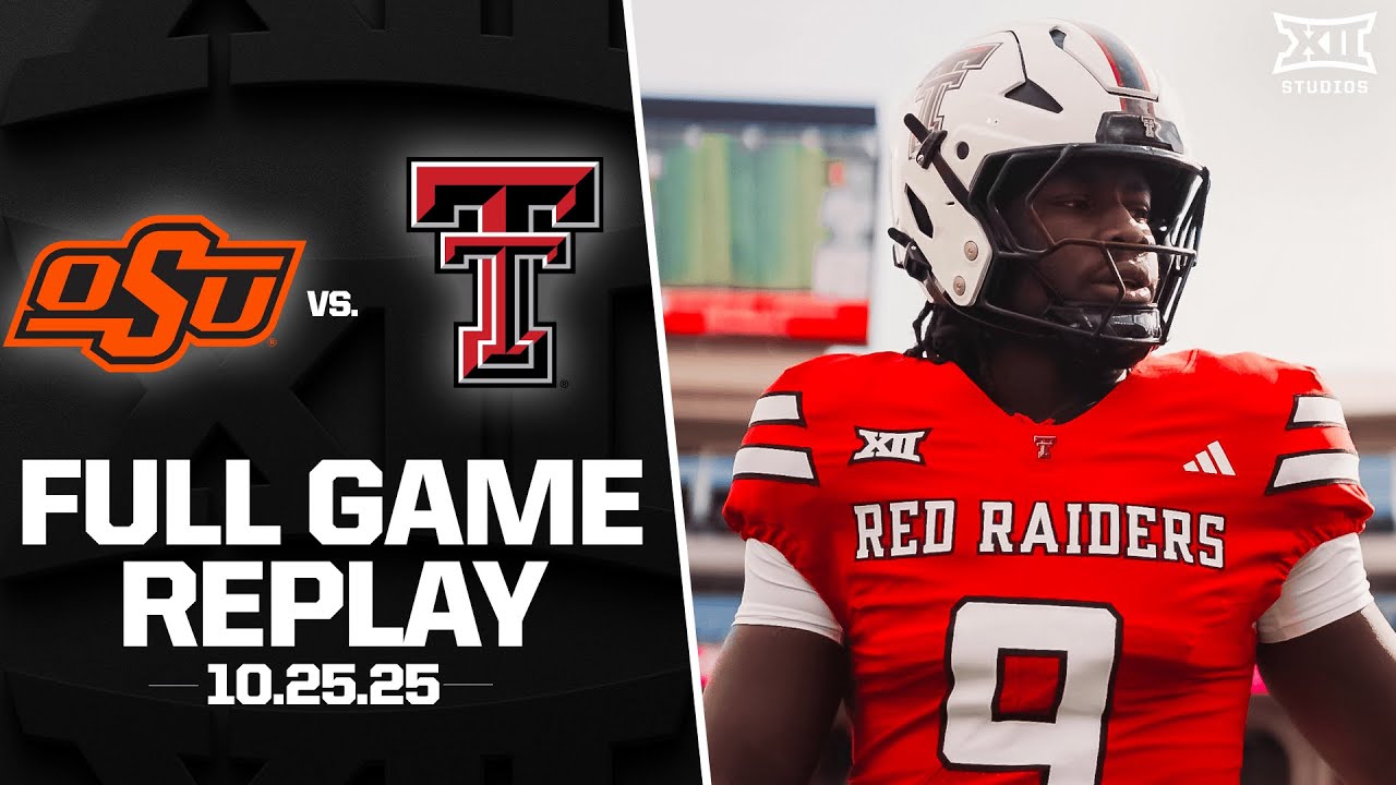 Oklahoma State vs. Texas Tech Full Game Replay (10.25.25) | 2025 Big 12 Football
