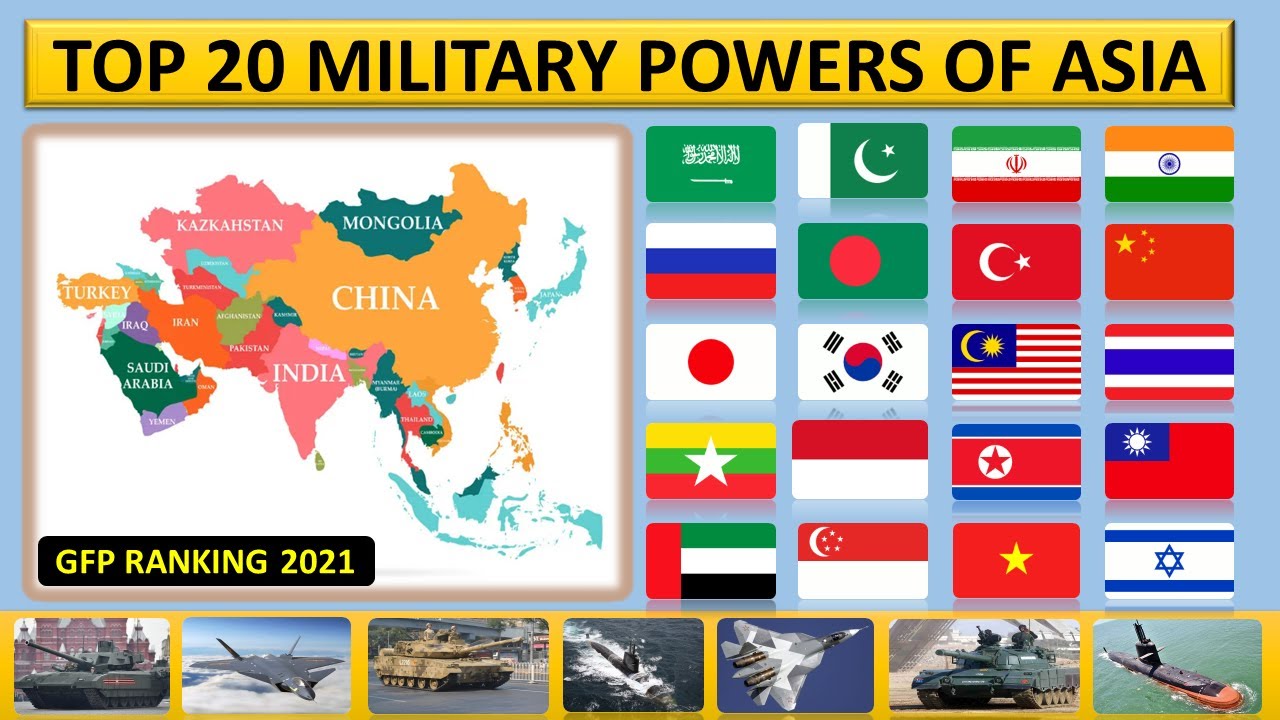Top 20 Most Powerful Asian Countries 2021| Top 20 Military Powers in Asia 2021 |Asia Military Power