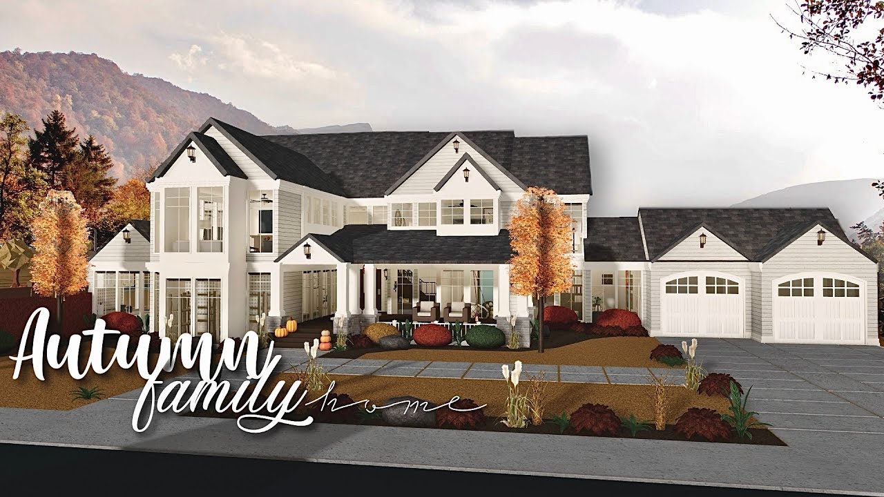 Bloxburg: Autumn Family House | No Large Plot | No Transform Plus | Realistic House Build