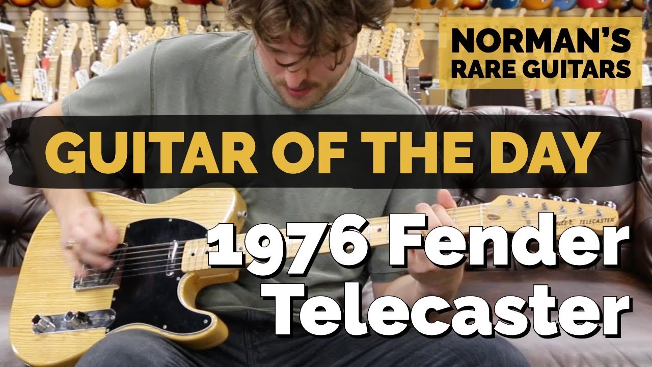 Гитара дня: Fender Telecaster 1976 года | Редкие гитары Нормана