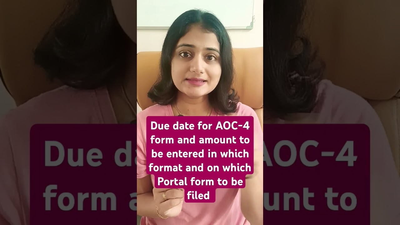 Due date for AOC-4 #companysecretarystudents #duedate #compliance #cs #companiesact2013 #company