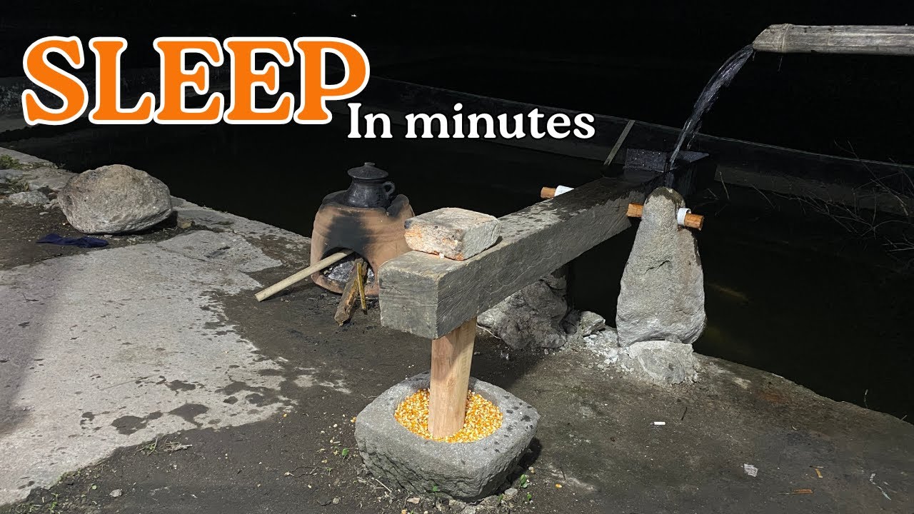 LIVE | Sleep in Minutes with Water Powered Corn Mill Sounds