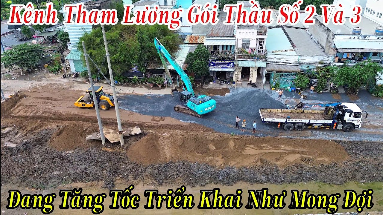 Kênh Tham Lương Gói Thầu Số 2 Và 3 Đang Tăng Tốc Triển Khai Như Mong Đợi 26/12/2025