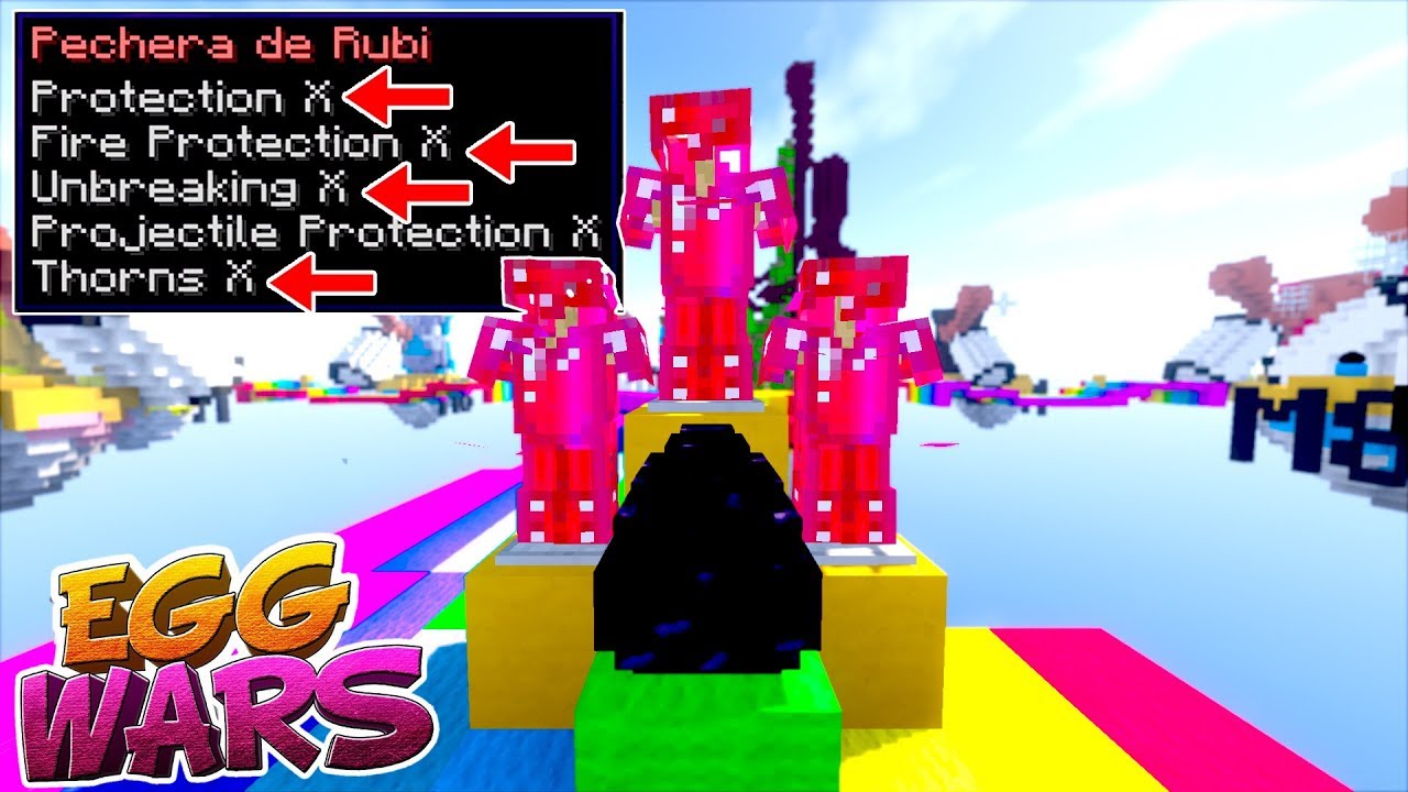 EGGWARS ARMADURA DE RUBI SUPER CHETADA