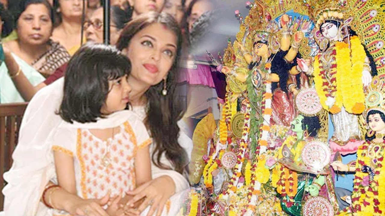 Aishwariya Rai Prayer For Ae Dil Hai Mushkil At Durga Pooja