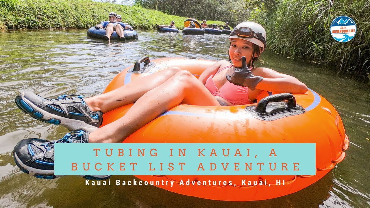 Тюбинг на Кауаи: приключение, которое обязательно нужно совершить с Kauai Backcountry Adventures,...