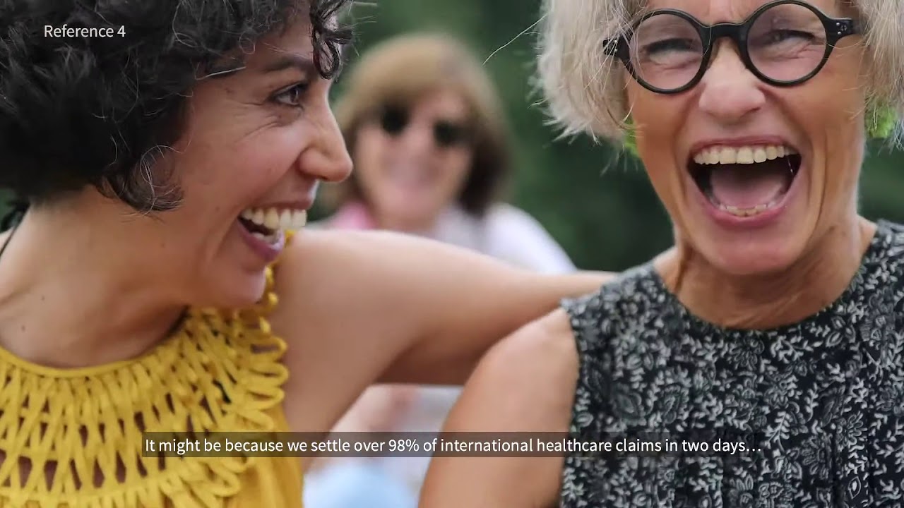 We're AXA   Global Healthcare  health insurance designed for life with subtitles