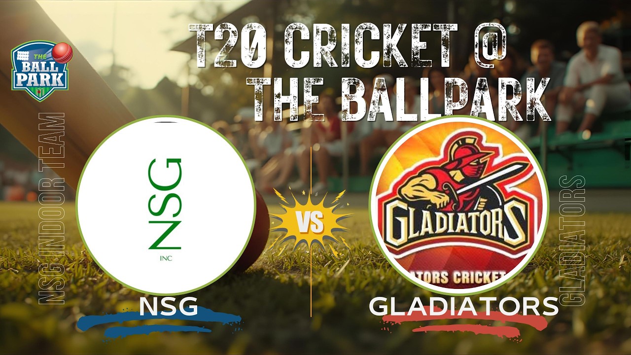 Gladiators Vs NSG Indoor Cricket Team  |  14 February 2026  |  Watch Live White Ball T20 Cricket