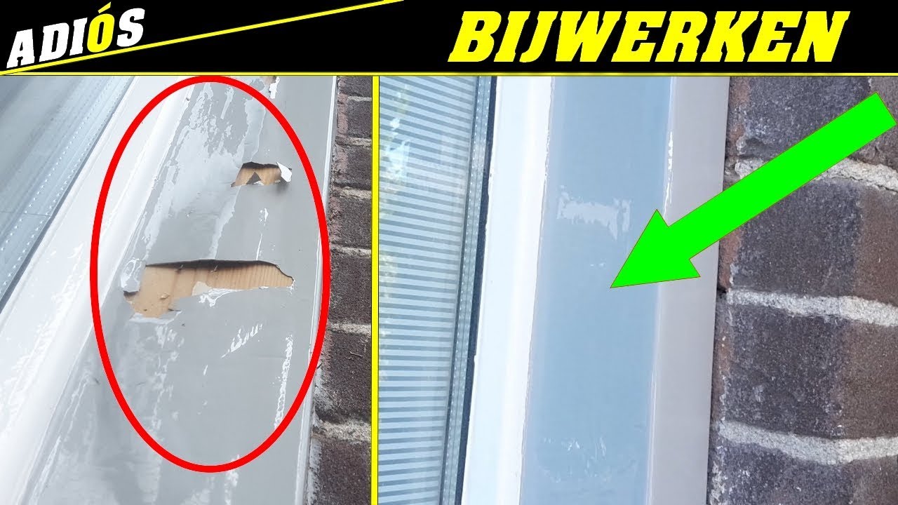 KOZIJN SCHILDEREN ~ afbladderende verf overschilderen