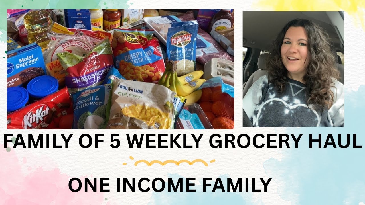 Grocery haul and meal planning - see what we got!