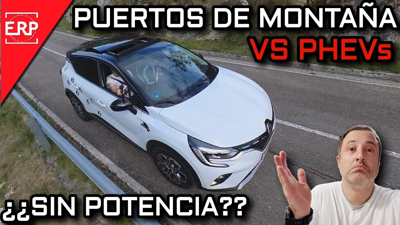 Híbridos ENCHUFABLES VS Puertos de Montaña ¿Se quedan SIN POTENCIA? PRUEBA con un PHEV