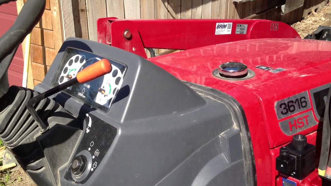 Rear Remote Hydraulics on Mahindra 3616 Tractor