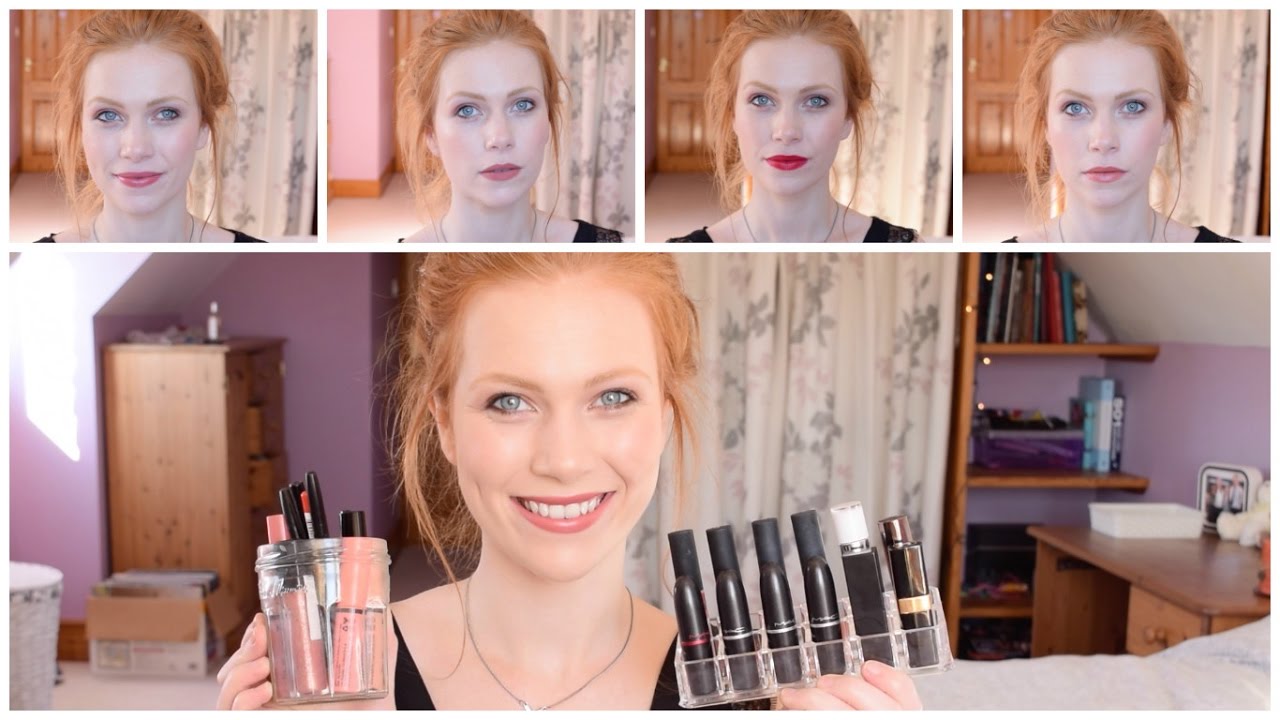 Autumn/Winter Lip Collection | Makeup For Redheads | Simply Redhead