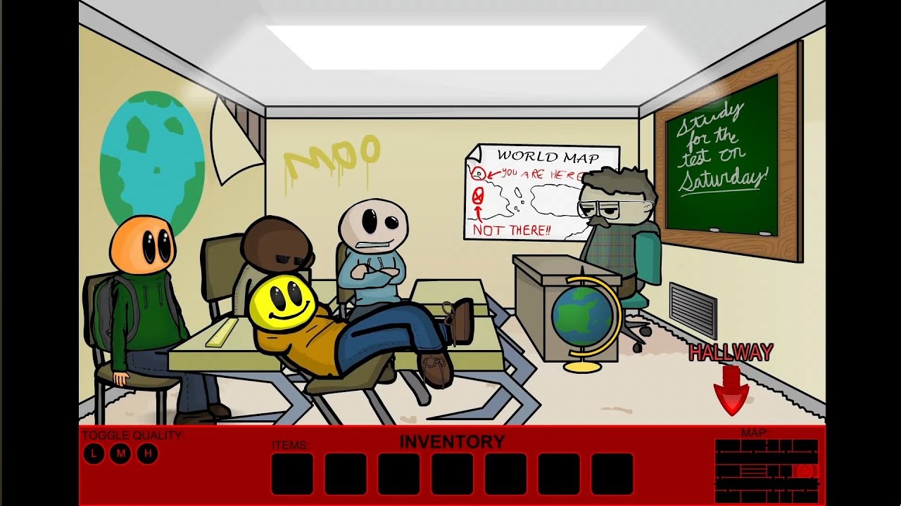 Riddle School 3 (Flash game) Walkthrough | Both Endings