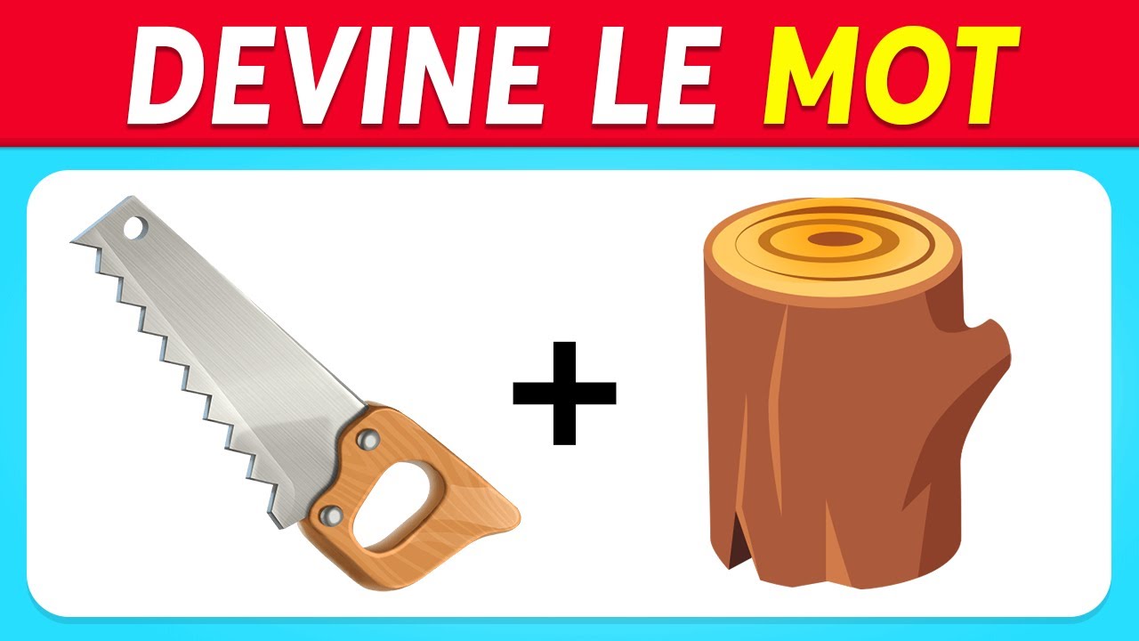 Devine 50 MOTS en ÉMOJIS | Facile, Moyen, Difficile, Impossible
