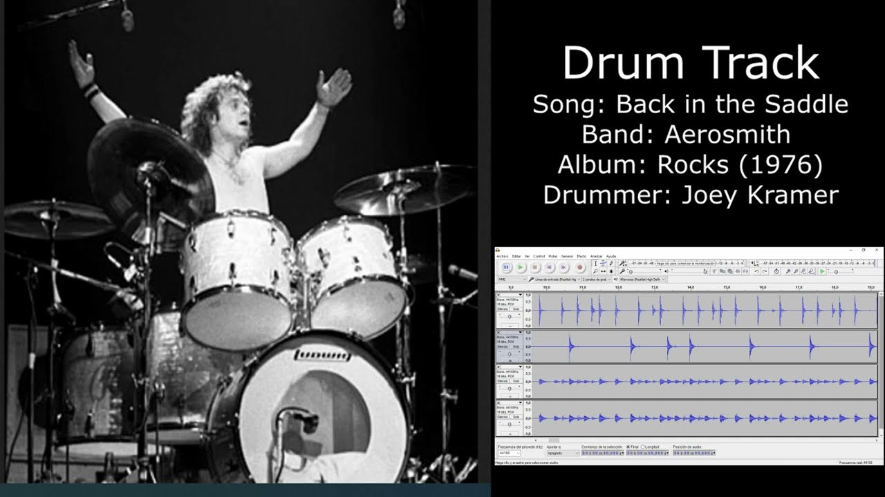 Back in the Saddle (Aerosmith) • Drum Track