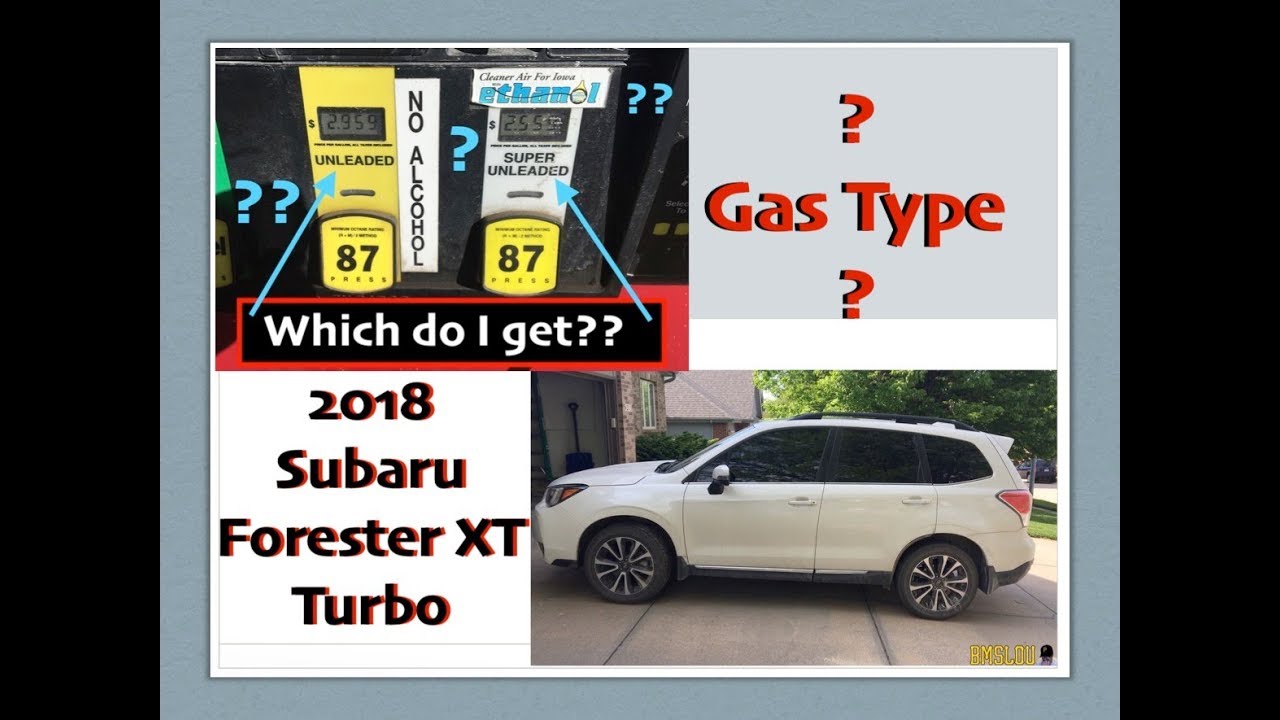 2018 Subaru Forester XT Turbo - Update & Gas Type Help Please