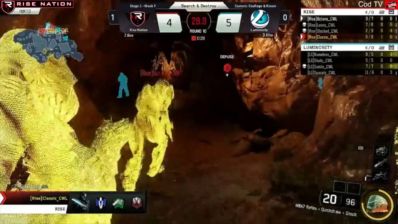 Rise Nation VS Luminosity Gaming Highlights Powered by @KontrolFreek