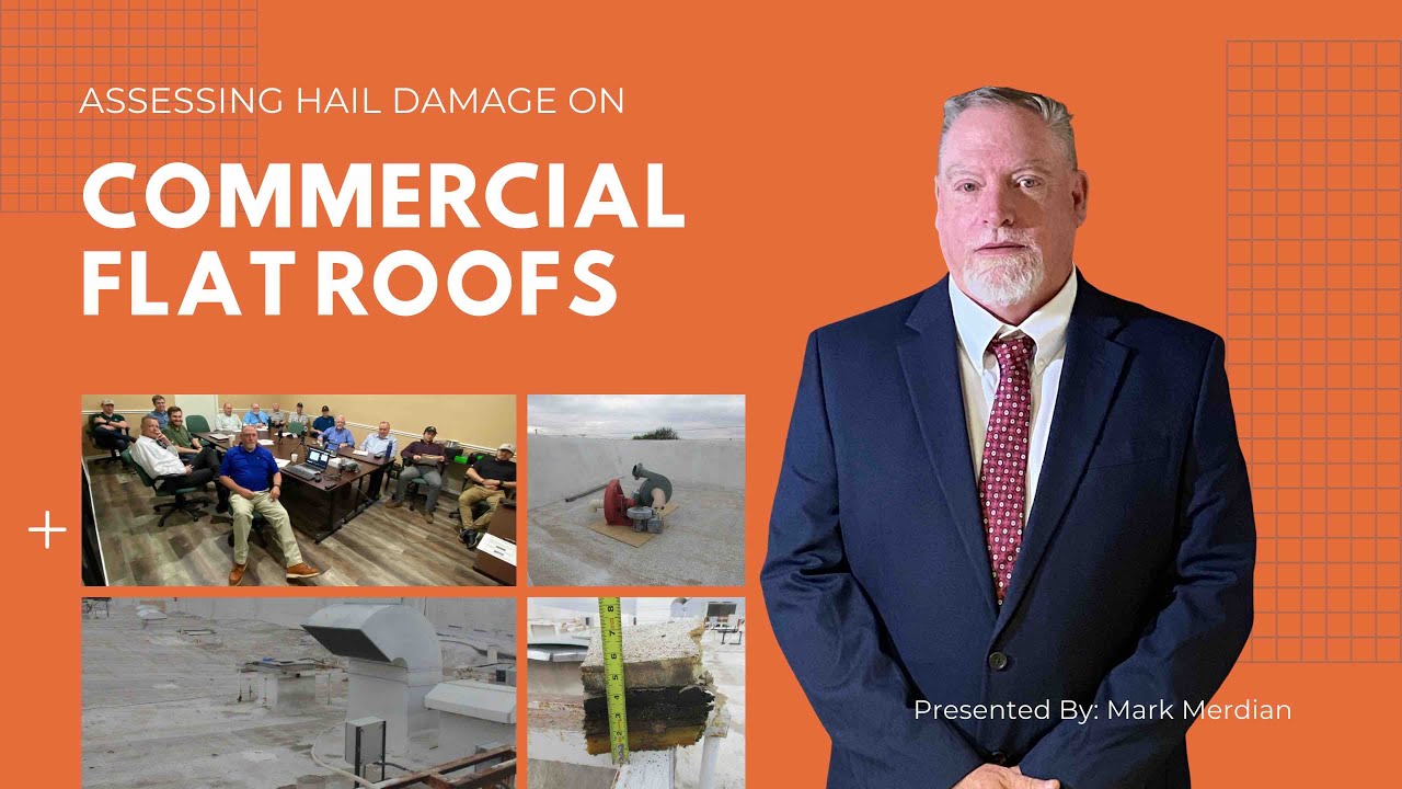 How To Present Flat Roof Hail Damage To The Insurance Company